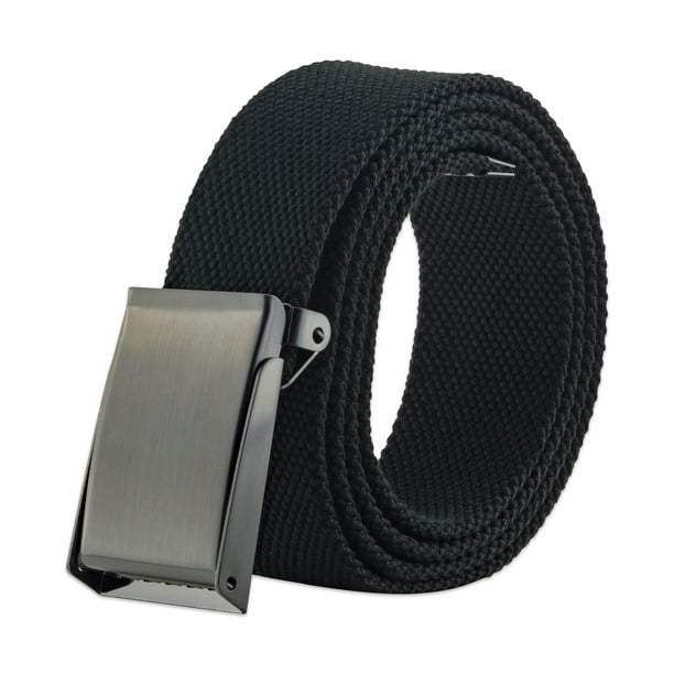 Classical Automatic Buckle Black Belt for Business Men Genuine Leather 3.0 Width Strap 
